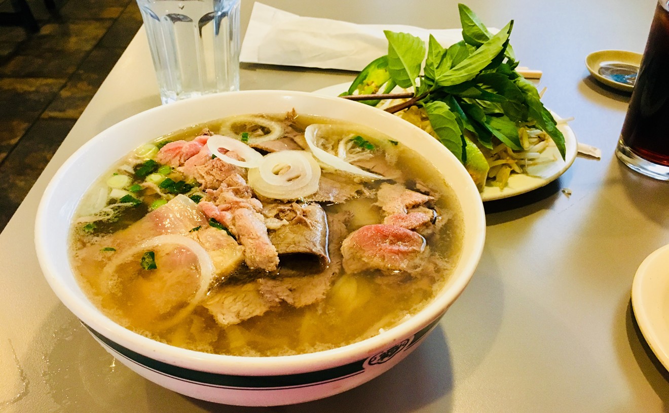 The medium-sized pho that comes with Pho 99's lunch special is more than enough food.