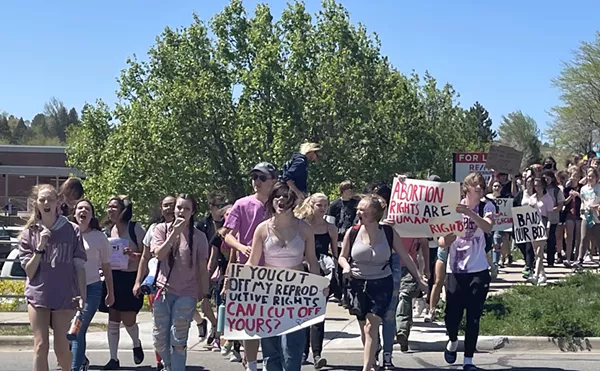 Students Across Denver Walk Out in Support of Abortion Rights