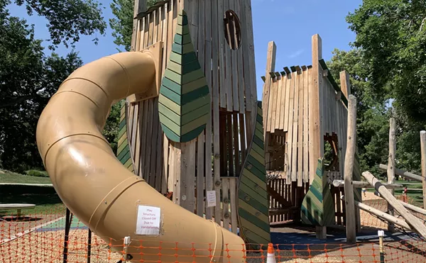 Someone Keeps Breaking Slides at the Washington Park Playground