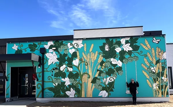 Kelsey Montague Creates One of Her Signature Murals for a New Denver Brewery