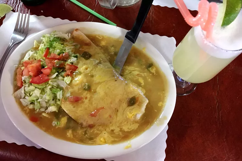 Denver Restaurant Dish of the Week La Fiesta's Mexican Hamburger