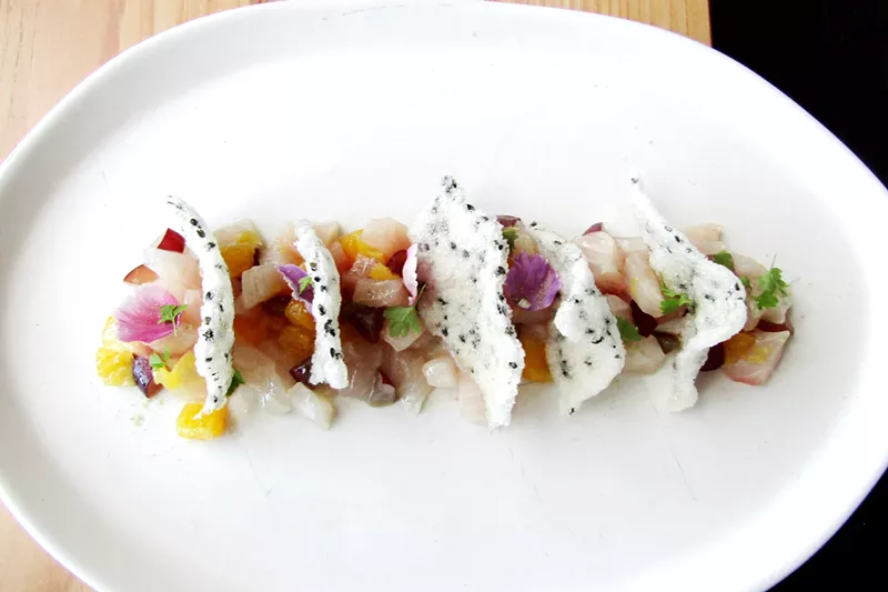 Denver Dish of the Week Kanpachi Tartare From Bamboo Sushi — Recipe