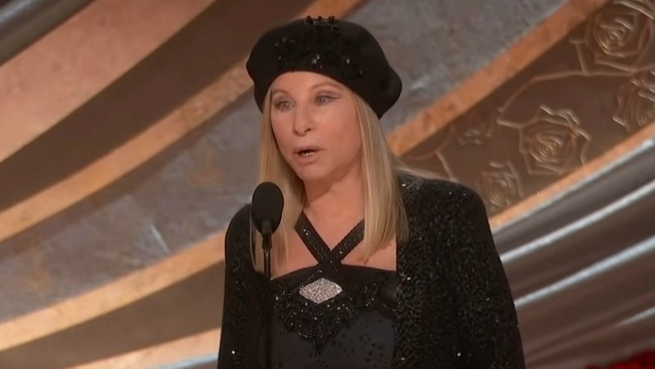 Barbra Streisand's eyes flared as she mentioned Colorado Springs at last night's Oscar ceremony.