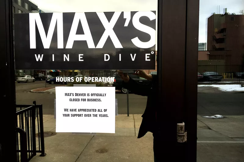 Max's Wine Dive Closes Denver Restaurant Westword