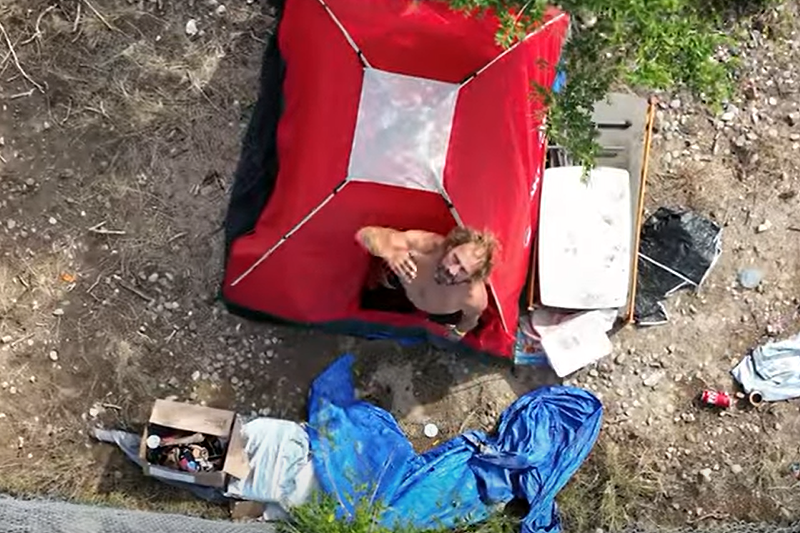 Pueblo Man Posting Drone Videos Of Homeless On Social Media Westword