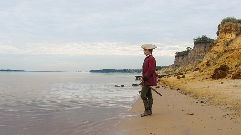 As the title character in Zama, Daniel Gimenez Cacho plays Don Diego de Zama, a colonial official who occupies himself with petty bureaucratic matters and obsessive sexual conquests that chip away further at his sanity.