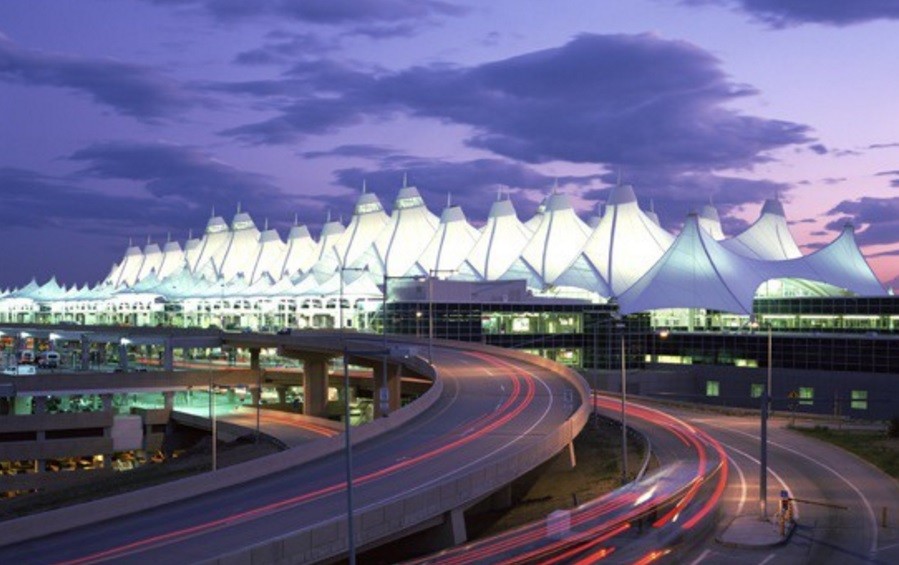 Another angle on Denver International Airport.