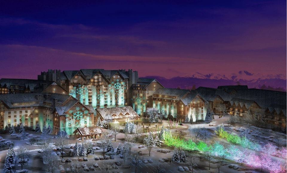 No, it's not a mirage. The Gaylord Rockies has opened.