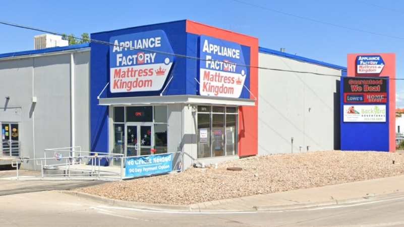 The Appliance Factory at 2875 South Santa Fe Drive in Englewood is among those currently open in the metro area.