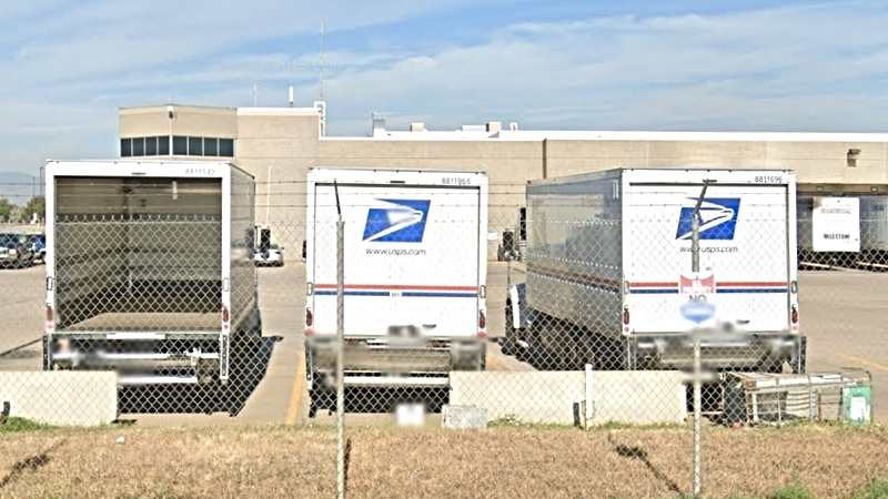 Part of the massive U.S. Postal Service facility at 7550 East 53rd Place in Denver.