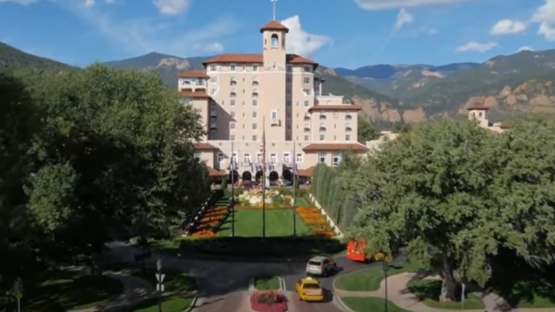 The Broadmoor is located at 1 Lake Circle in Colorado Springs.