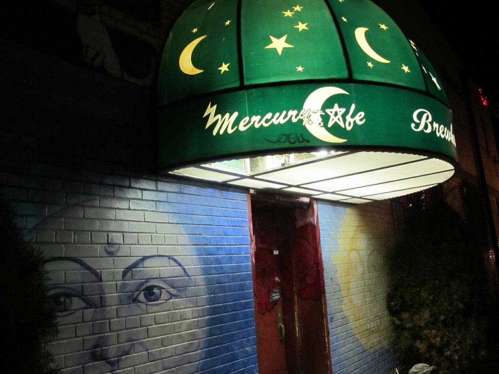 The Mercury Cafe has been a bright spot in the neighborhood for decades.