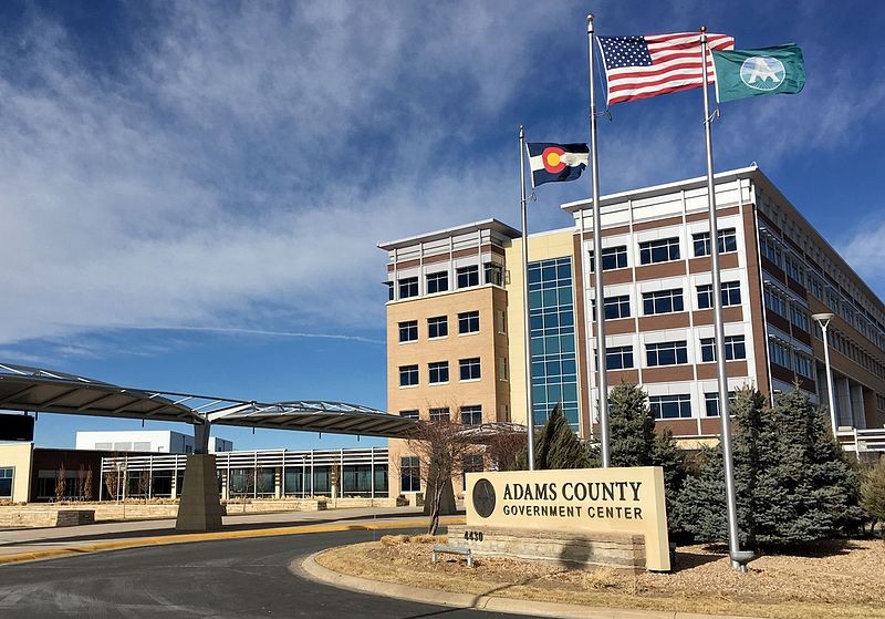 The Adams County Government Center.
