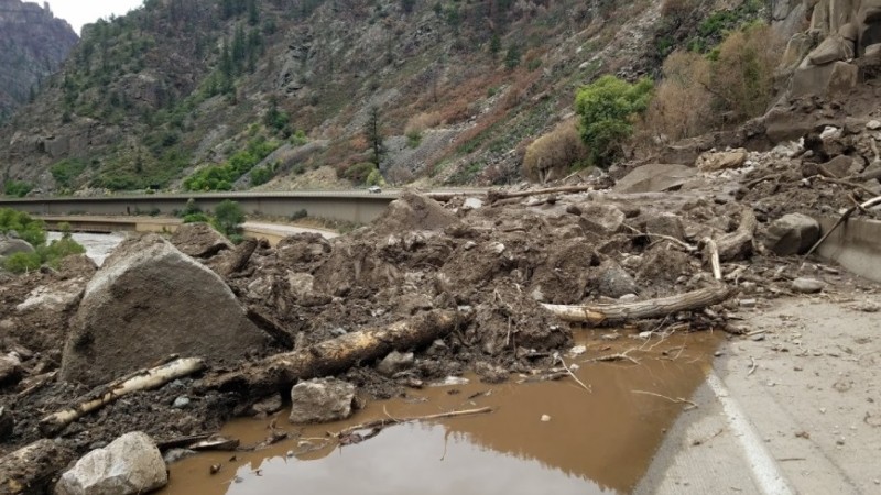 One reason that Interstate 70 through Glenwood Canyon is closed indefinitely.
