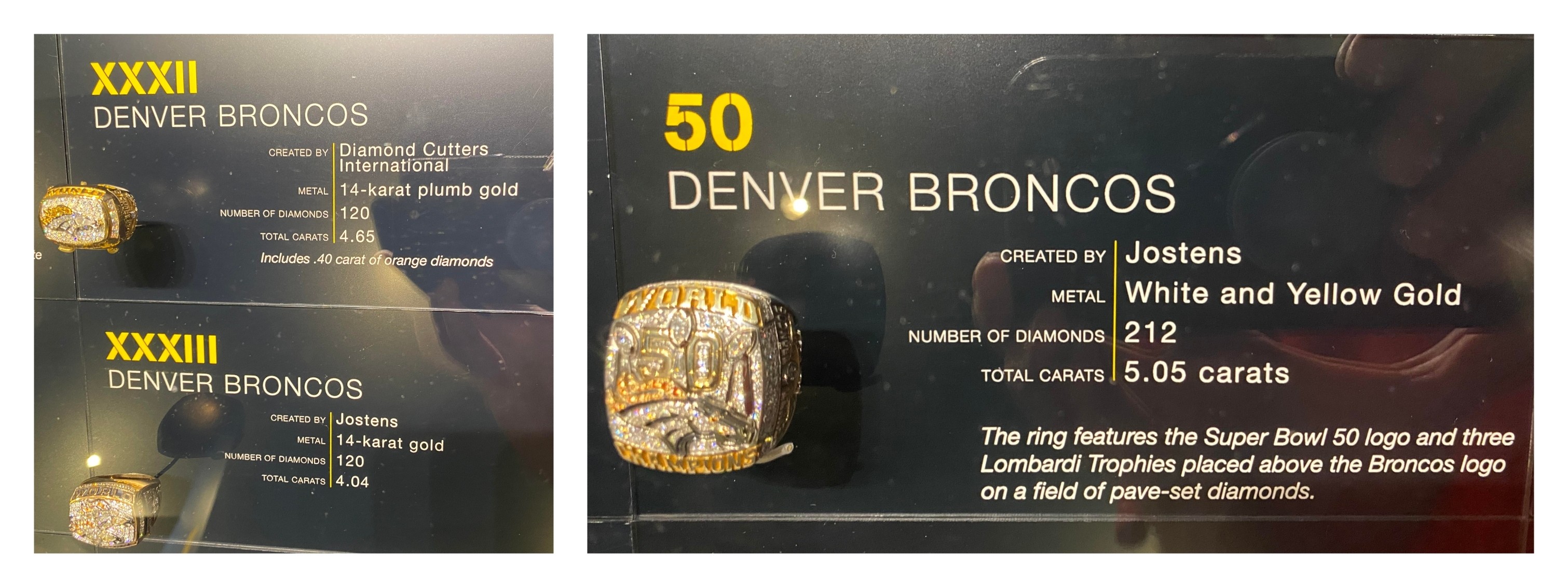 Denver Broncos Presented with Super Bowl 50 Championship Rings by Jostens