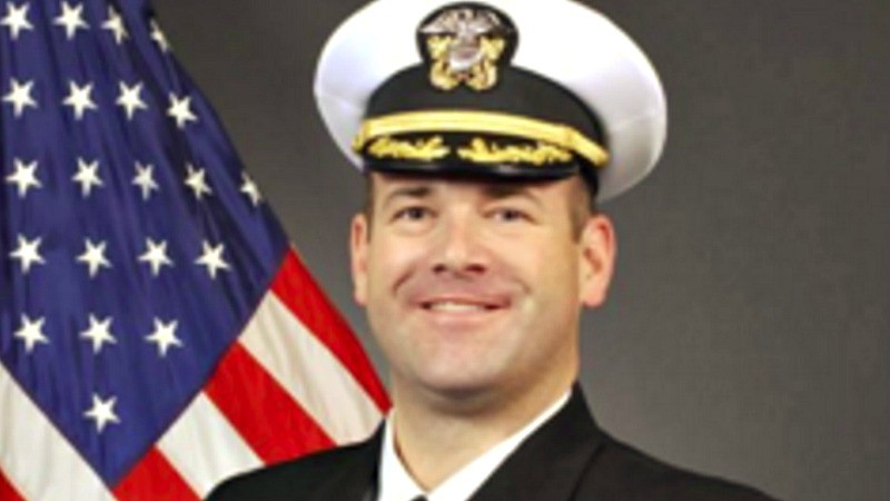 Stephen Shedd during his days as a lieutenant commander for the U.S. Navy.