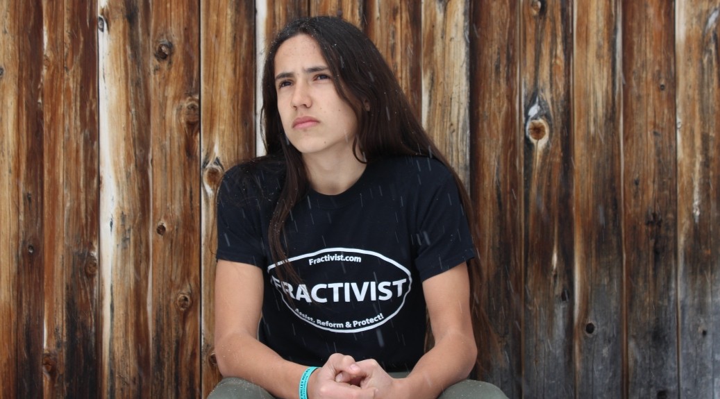 Earth Guardians' sixteen-year-old youth director Xiuhtezcatl Martinez is one of six young plaintiffs in a lawsuit challenging fracking rules in Colorado.