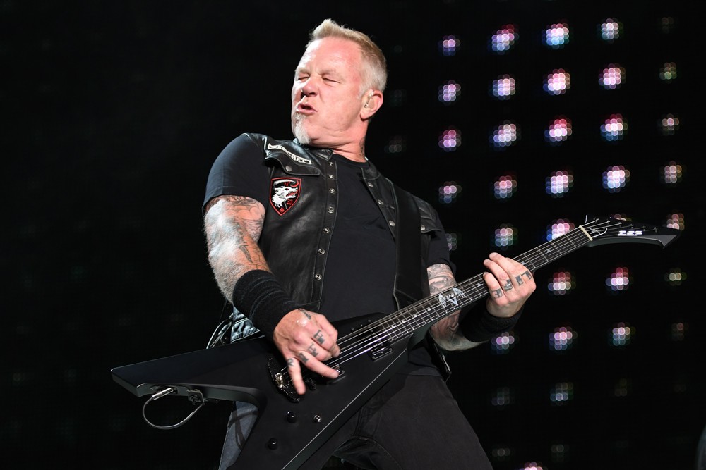 James Hetfield of Metallica played Sports Authority Field on June 7, 2017.