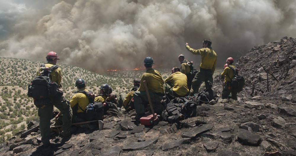 Director Joseph Kosinski's Only the Brave follows a group of firefighters who work the front lines of raging wildfires, using axes and chainsaws to cut down trees and chaparral.