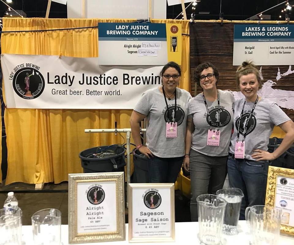The ladies of Lady Justice at GABF last month.