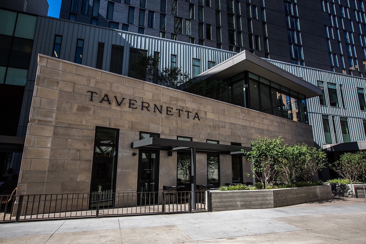 Tavernetta opened on September 13, and returns November 9 after a fire.