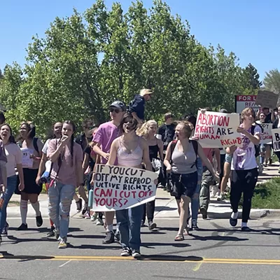 Green Mountain High School students walked out on May 12.