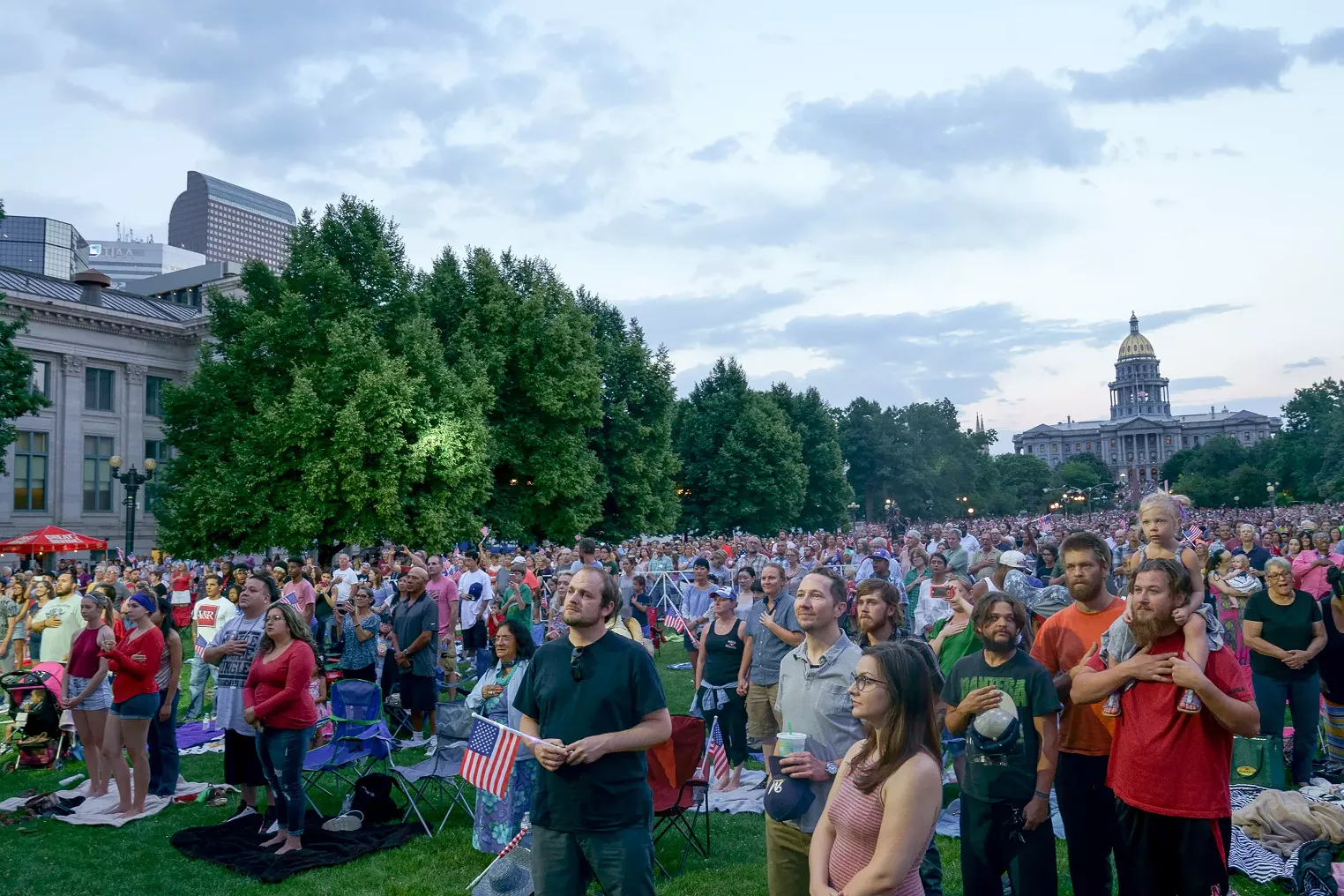 Photos Independence Eve Celebration Lights Up Denver's Civic Center