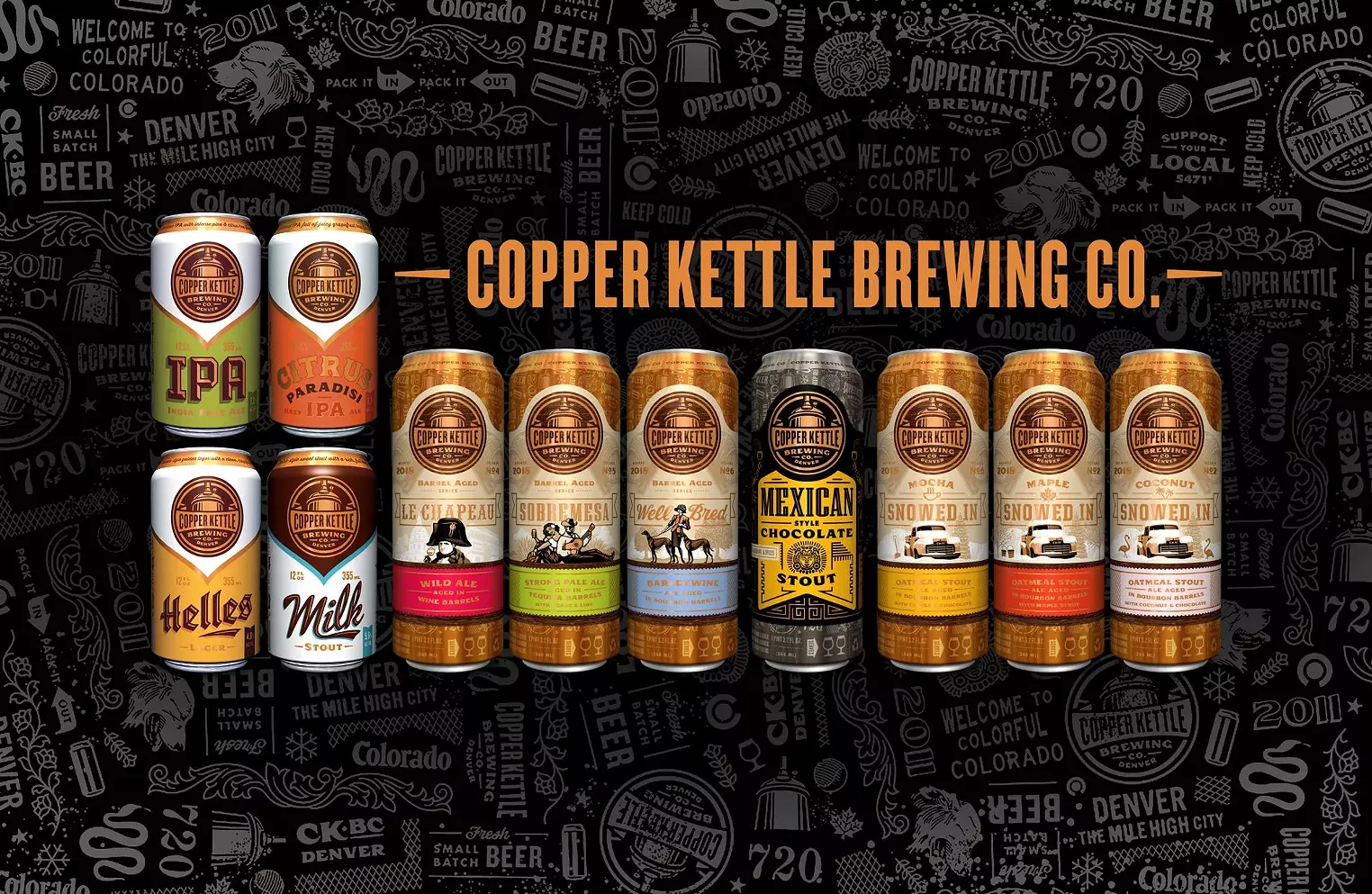 Copper Kettle Brewing Rolls Out HighEnd Cans for Its HighEnd Beers