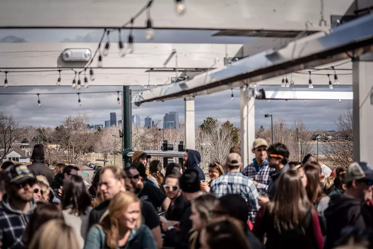 Photos Joyride Brewing Adds a Rooftop Patio Overlooking Sloan's Lake