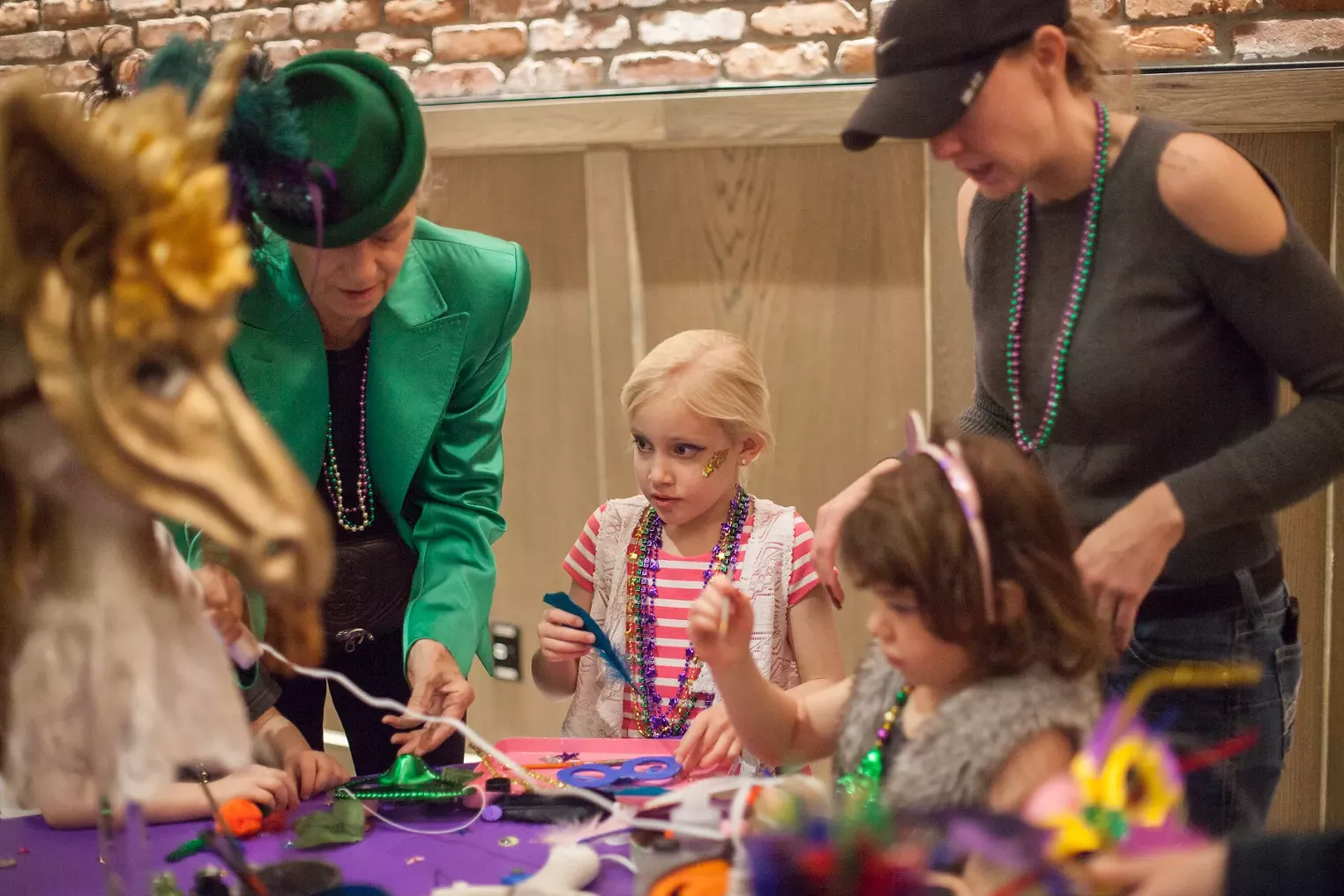 Denver Dairy Block District Hosted A Petit Parade for Mardi Gras Westword