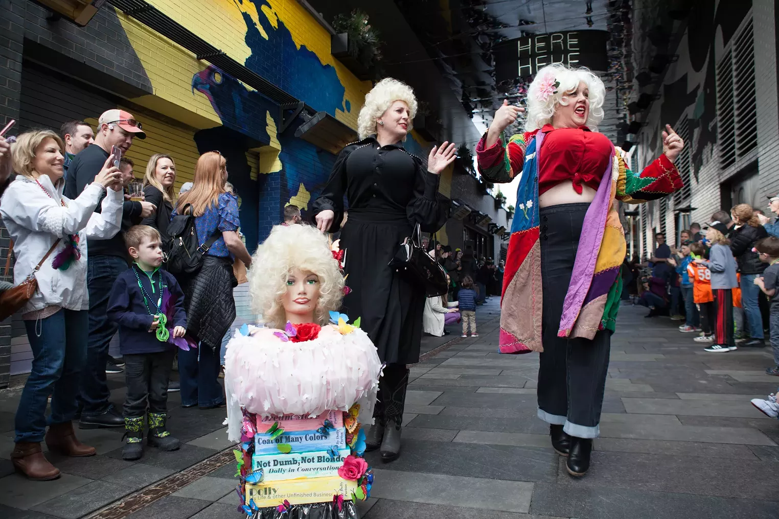 Denver Dairy Block District Hosted A Petit Parade for Mardi Gras Westword