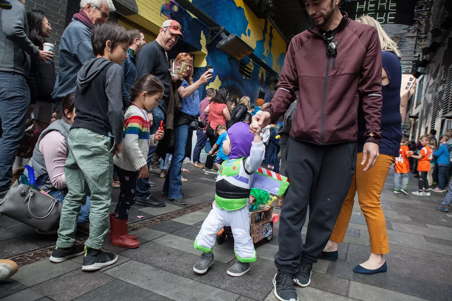Denver Dairy Block District Hosted A Petit Parade for Mardi Gras Westword