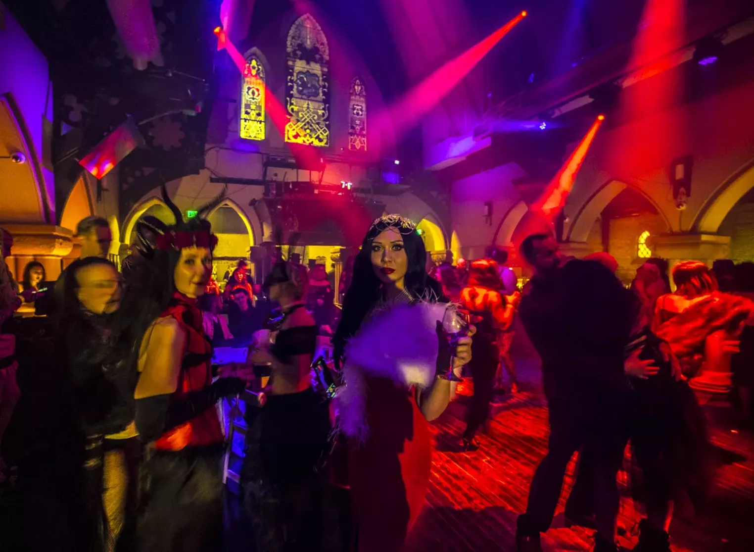 Photos of the Blood and Roses Vampire Ball at the Church in