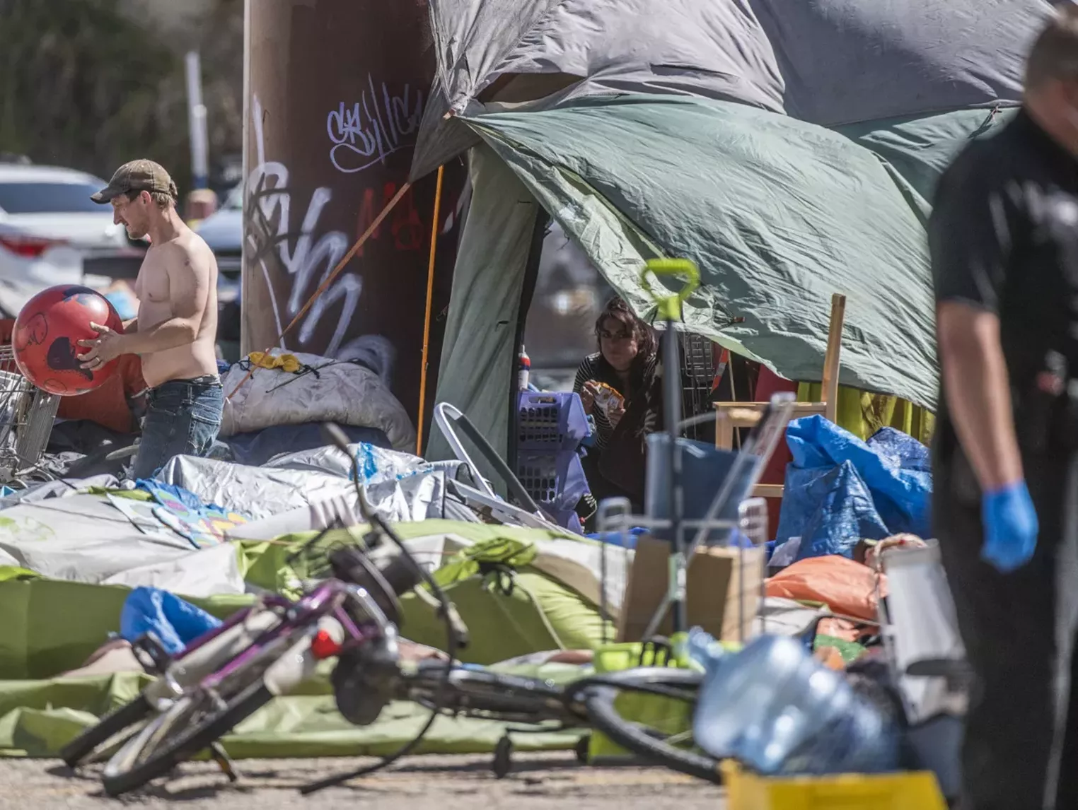 Photos Denver Cleans Up Homeless Encampments Downtown Westword