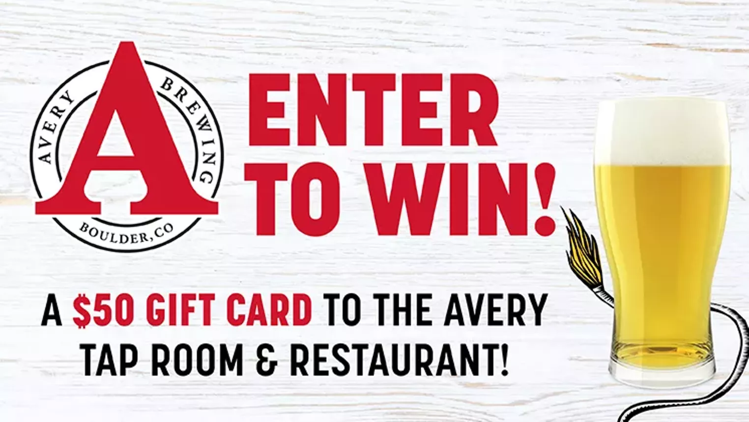 Enter to Win a $50 Dollar Gift Card to the Avery Brewing Tap Room and Restaurant! - Vimarsana News