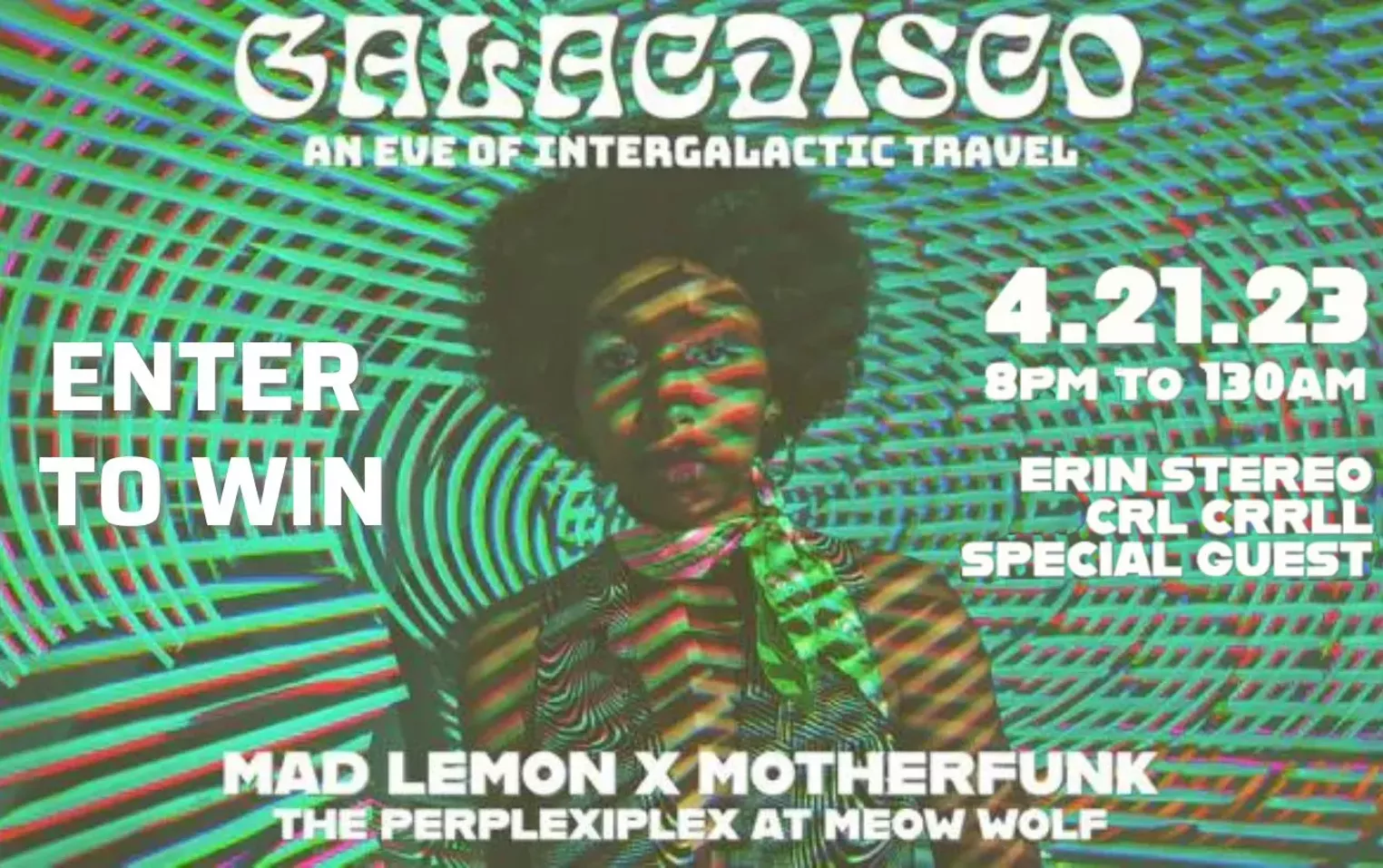 Enter to Win 2 Tickets to Motherfunk x Mad Lemon: GALACDISCO at Meow Wolf - Vimarsana News