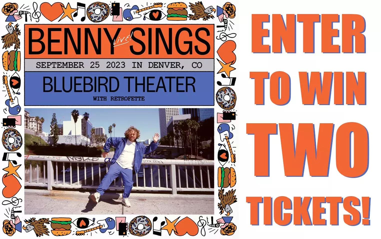 Enter to win two tickets to Benny Sings at the Bluebird Theater on September 25! - Vimarsana News