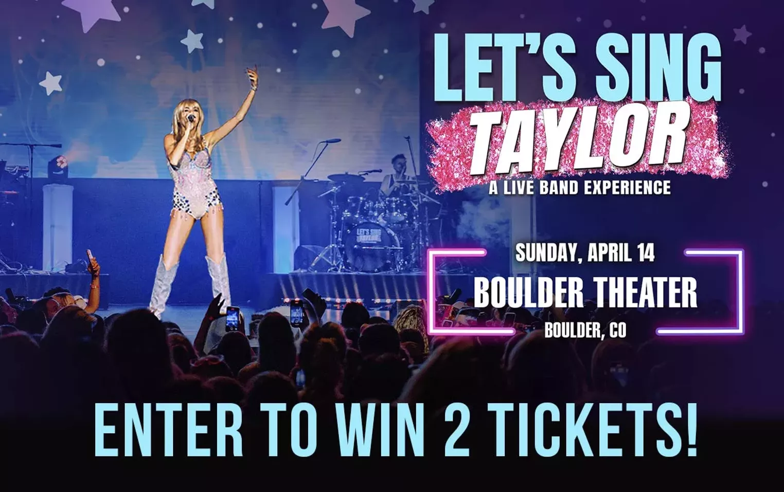 Enter to win two tickets to Let's Sing Taylor at the Boulder Theater on April 14! - Vimarsana News