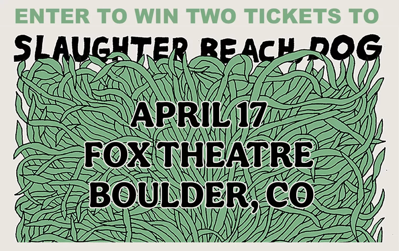 Enter to win two tickets to Slaughter Beach, Dog (Solo) at the Fox Theatre on April 17! - Vimarsana News
