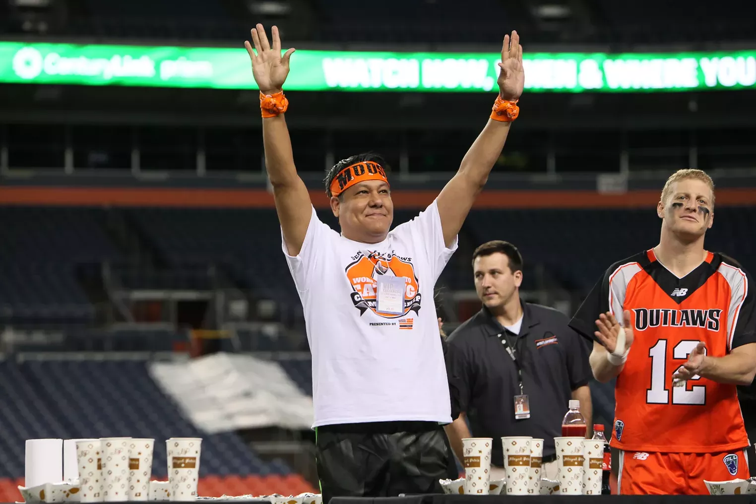 Competitive Eaters Tackle Illegal Pete's Burritos Denver Denver