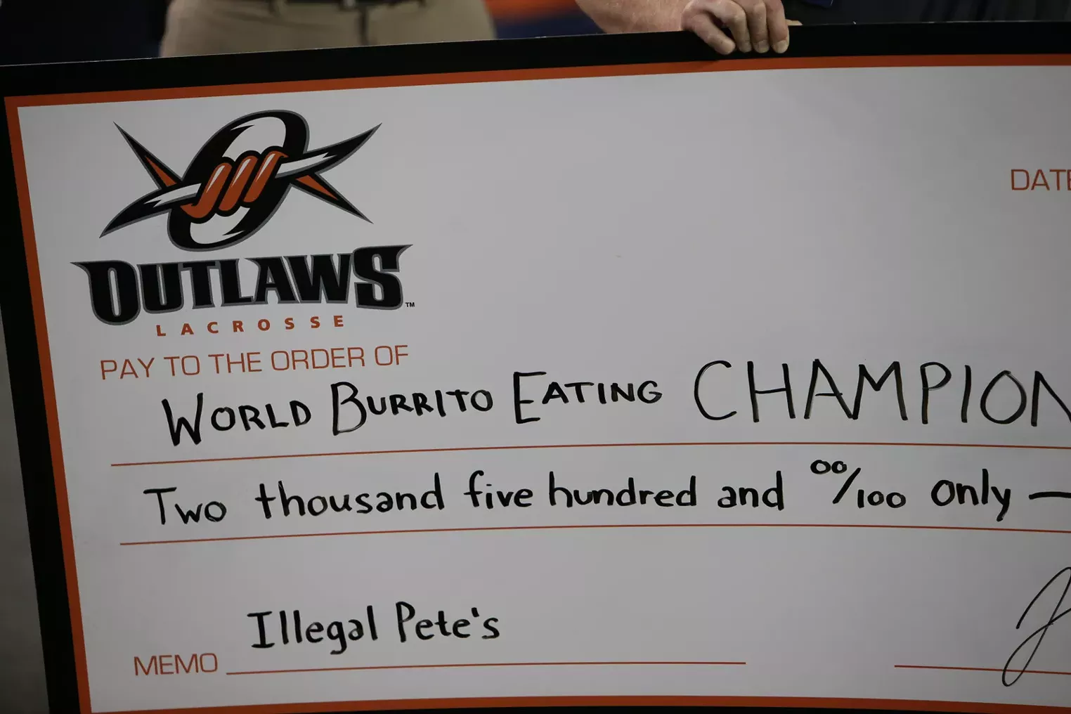 Competitive Eaters Tackle Illegal Pete's Burritos Denver Denver