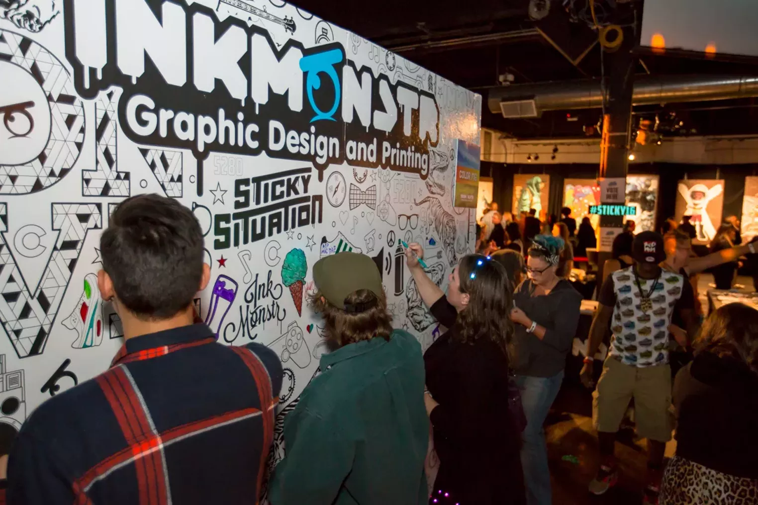 Edgy Denver Artists Compete for Cash at the Ink Monstr Sticky Situation