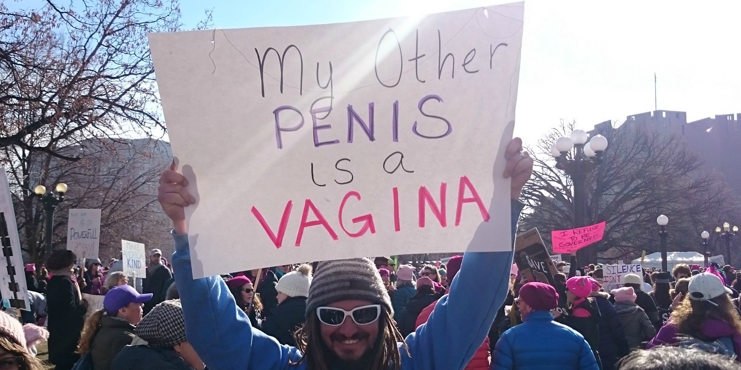 Funniest and/or Most NSFW Messages and Signs at Women's March on Denver |  Westword