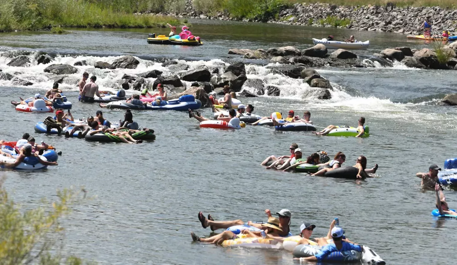 This Weekend's Chillest Party Tubing Down the Platte River Denver