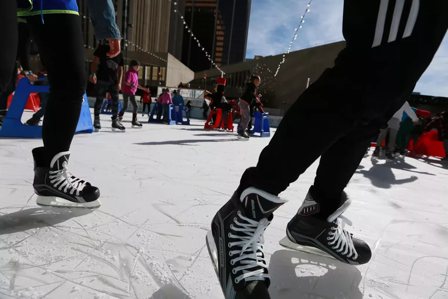 Ice Skating Rink at Skyline Park Opens for Holidays Denver Denver