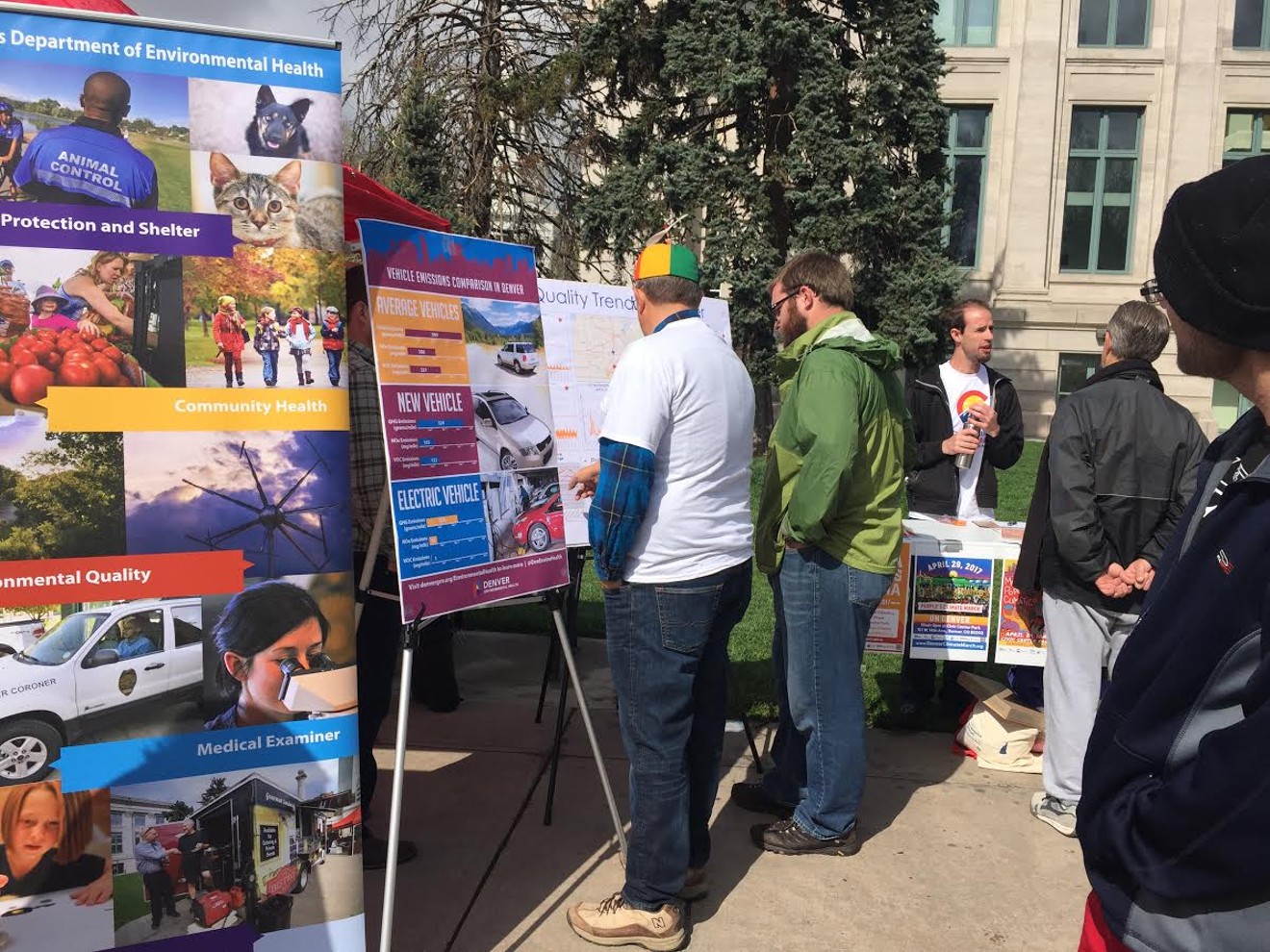Denver Environmental Health participated in the March for Science.
