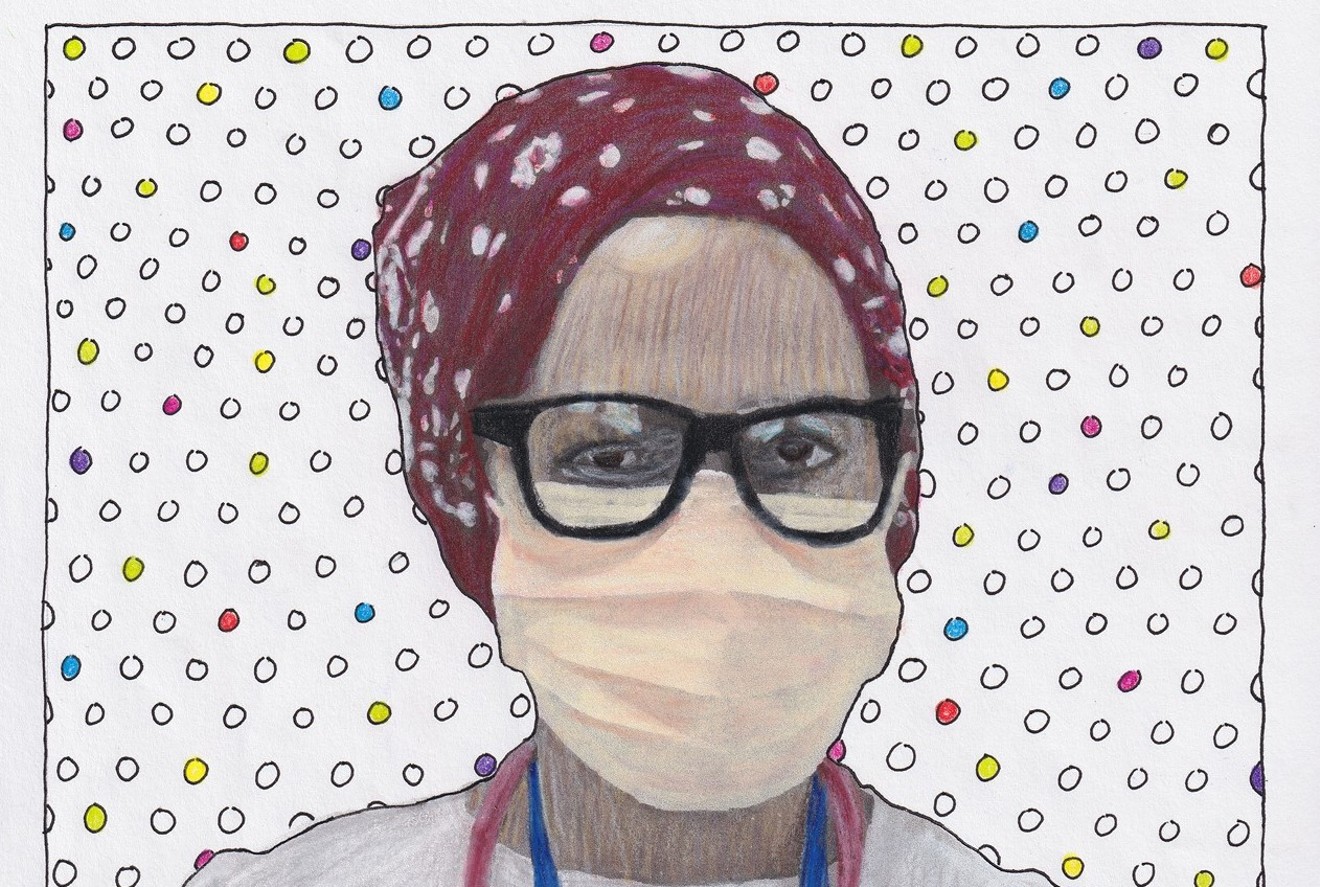 Dr. Shikha Doorma as painted by Zoe Maysmith.