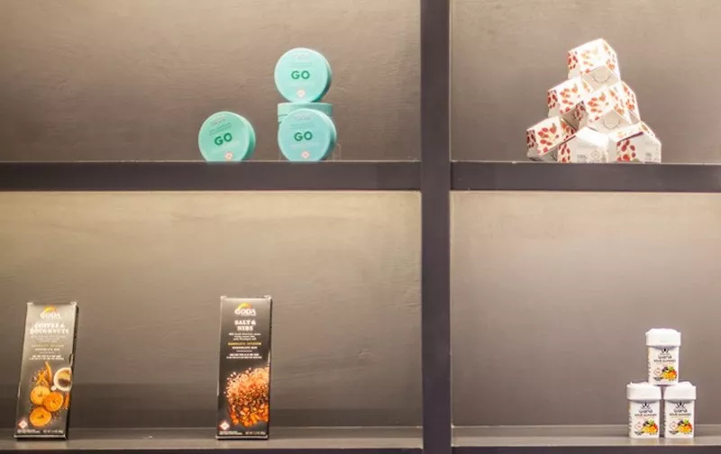 Image: The child-resistant techniques of cannabis packaging varies widely, depending on the brand.
