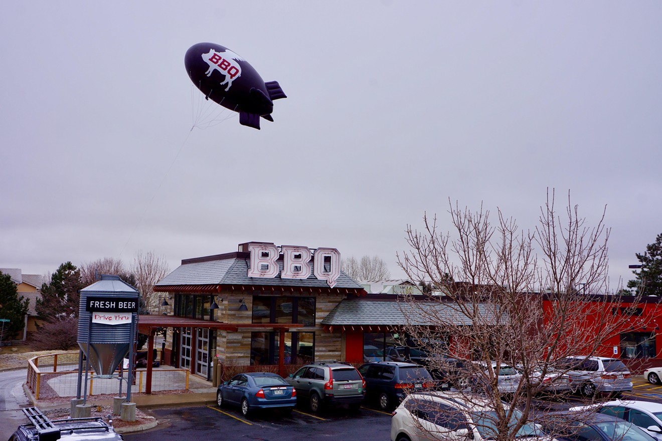 Just look for the flying pig if you're heading to Uturn BBQ.