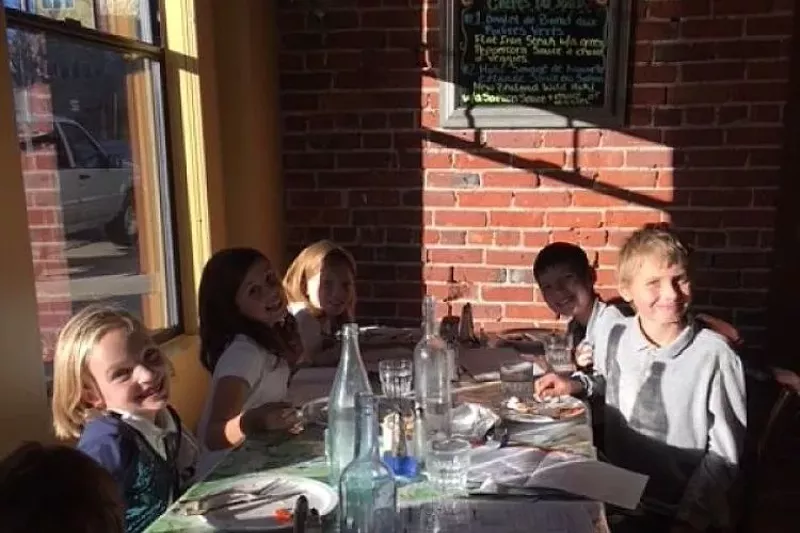 Image: Valdez students test some crepes.